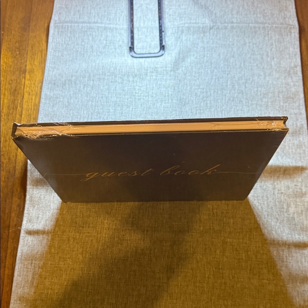 Sophisticated Black and Gold Guest Book - Picture 3 of 3